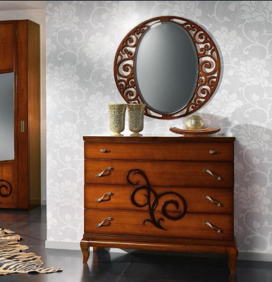 Garnituur Set 2-delig. Dressoir Spiegel Dressoir Groep Console Kasten Modern.