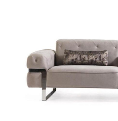 Woonkamer Design Bankstel 3-zits gestoffeerde bank Bankstellen beige