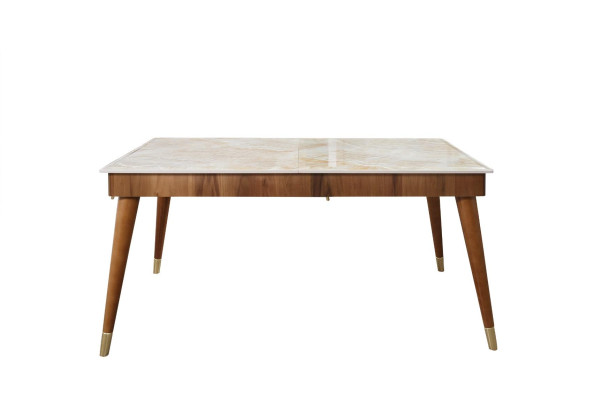 Eetkamer houten tafels eetgroep set stoel groep nieuw tafel 4x design stoelen 5-delig.