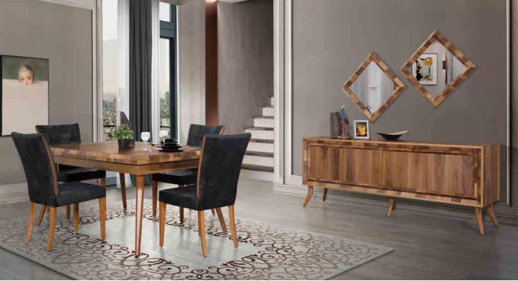 Sideboard Ladenkast Dressoir Sideboards Kast Lades Bruin Luxe xxl 200cm Nieuw
