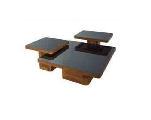 Woonkamer houten tafel set salontafel tafel meubels hout glas set salontafels