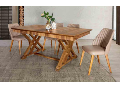 Eetkamer Eettafel Tafel Meubels Inrichting Tafels Italiaanse Stijl Meubels Hout