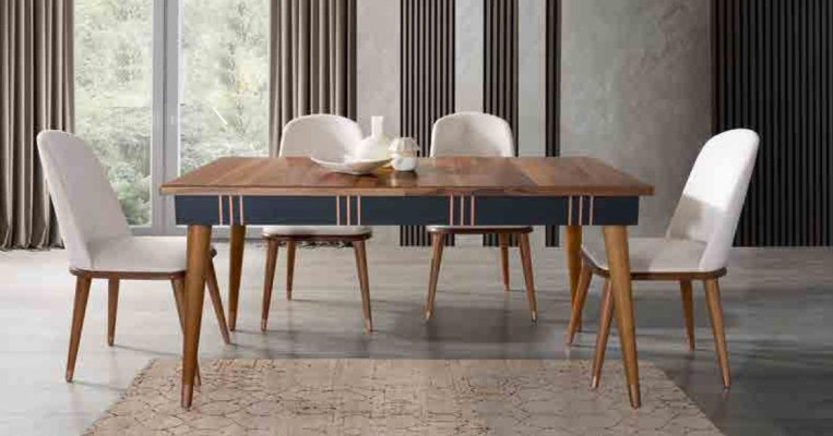 Tafel Eettafel Houten tafels Stijl Meubels Italiaanse luxe 160 x 90 Houten tafels