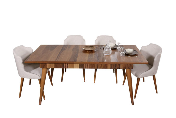 Eettafel Houten Tafels Stijl Meubels Tafel Italiaanse Luxe 160 x 90 Houten Tafels
