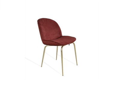 Eetkamer Armstoel Rood Goud Metaal Eetkamer Meubels Stoelen Woonkamer Stoel Nieuw
