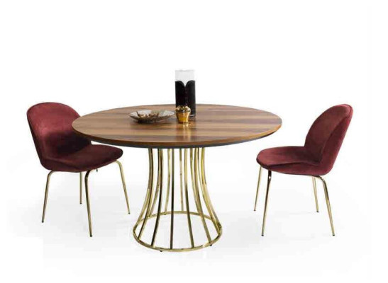 Eetkamer Armstoel Rood Goud Metaal Eetkamer Meubels Stoelen Woonkamer Stoel Nieuw