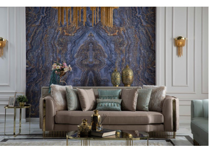 Ontwerp driezitsbank gestoffeerde bank 232cm bank banken meubels Groot xxl woonkamer