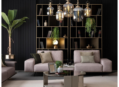 Stijlvolle bank 3-zits Roze Woonkamer Modern Design Banken Sofa's