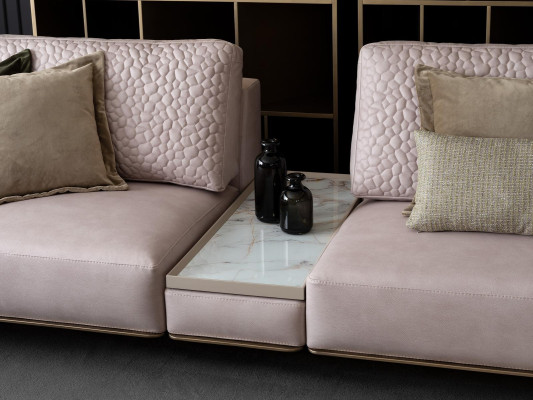 Stijlvolle bank 3-zits Roze Woonkamer Modern Design Banken Sofa's