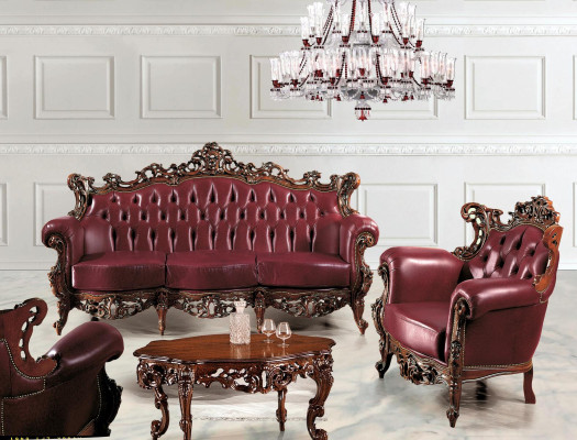 Luxe meubelbankstelbank bank bank stof 3 + 1 zits banktafel hout 3 delen.