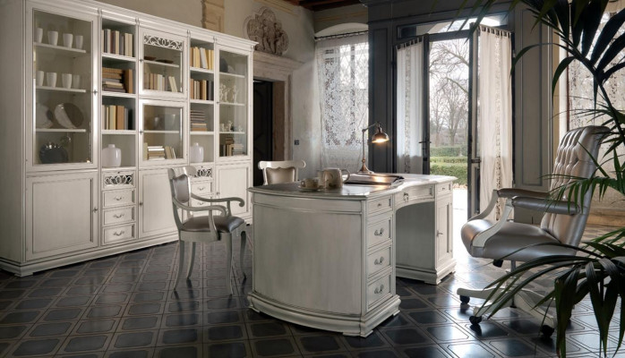 Italiaanse meubels kantoortafel inrichting meubels bureau echt houten tafels nieuw