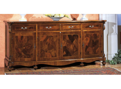 Commode Klassiek kast Massief houten meubilair Italiaanse inrichting Dressoir