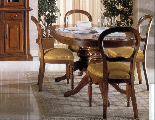 Eetkamer meubelgroep Italië meubelset met 5 delen Eettafel 4 stoelen Luxe