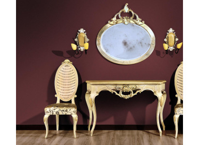 Console tafel dressoir met spiegel luxe klasse meubel set stijl modern 2-delig. Nieuw