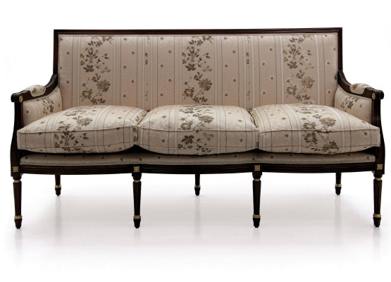 Ontwerp bekledde luxe zitbank bank textielbank 3-zitter textiel driezitter.