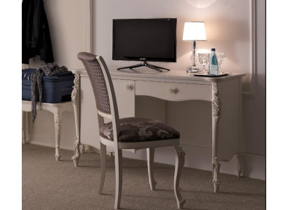 Rek bureau bureau tafel stoel 2-delig schrijftafel kantoor klassieke inrichting hout