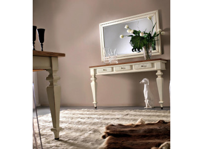 Ontwerp Consoletafel Kaptafel Make-uptafel Cosmetische tafel Spiegel Commode Kaptafels 2-delig.