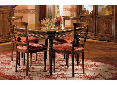 Eettafel Stoel Woonkamer Set Zitgroep 4x Stoelen Modern Gestoffeerde Leuning Ontwerp Nieuw Hout