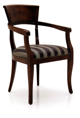 Stoel met armleuning Eetkamerstoel Hout Nieuw Eetkamerstoelen Design Fauteuil Decoratie