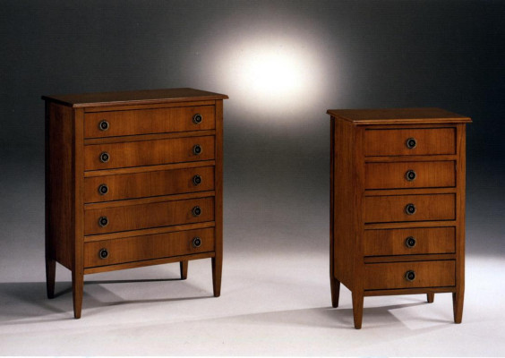Massieve Italiaanse meubelset - hoge kast, dressoir, sideboard voor stijlvolle inrichting.