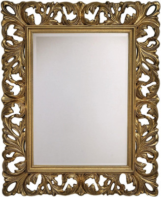 Klassieke designer echte houten lijst XXL spiegel 105x85.5 Spiegelmodel 1577.
