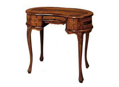 Sectaire werktuigtafel bureautafel bureau schrijftafels massief houten meubels Italië antieke stijl
