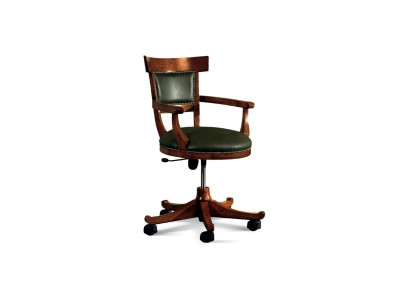Stoel op wieltjes Woonkamer ontwerp Eetkamerstoelen Hout Armleuningen Nieuwe bekleding