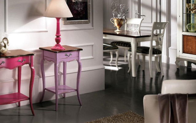 Klassieke nachtkastconsole bijzettafel slaapkamer houten tafels consoles nieuw