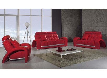 Ledersofa Bank Bankstel Nieuw 3+2-zits bankstel Design Moderne Bank
