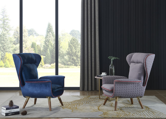 Ontwerp fauteuil 1-zits stof bankbank bank gestoffeerde banken nieuw