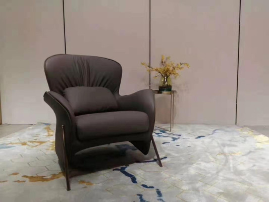 Fauteuil Club Lounge Designer Stoel Beklede Bank 1-Zits Ontspannen