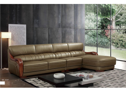 Hoekbank bank ontwerper gestoffeerde zithoek lederen bankstellen woonlandschap