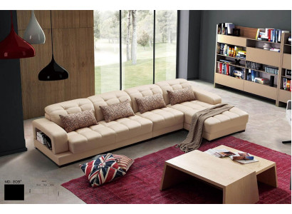 Kussens Leren Bank Hoekbank Bankstel Sofa's Nieuwe Hoekbank Set Zitplaatsen Wonen