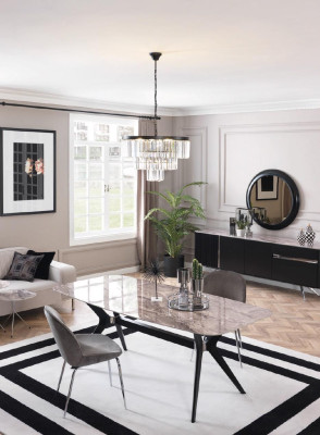 Luxe eetkamer eettafel Loft Design tafel meubels inrichting
