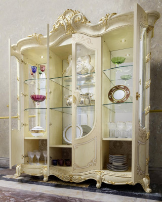 Woonkamer kijkkasten Italiaanse meubels vitrine glazen kast vitrines nieuw  Woonkamer displaykasten Italiaanse meubels vitrine glazen kast vitrines nieuw