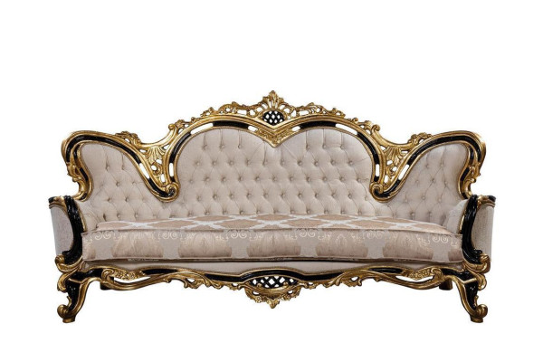 Bank Chesterfield Barok Bank 5-delige set Bankstel 3+3+1+1 Zit salontafel