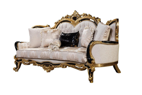 Chesterfield 3-zits designerbank Luxe gestoffeerde banken met stoffen bekleding Nieuw