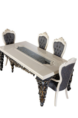 Luxe eettafel barok tafels eetkamertafel klassieke meubels eettafels
