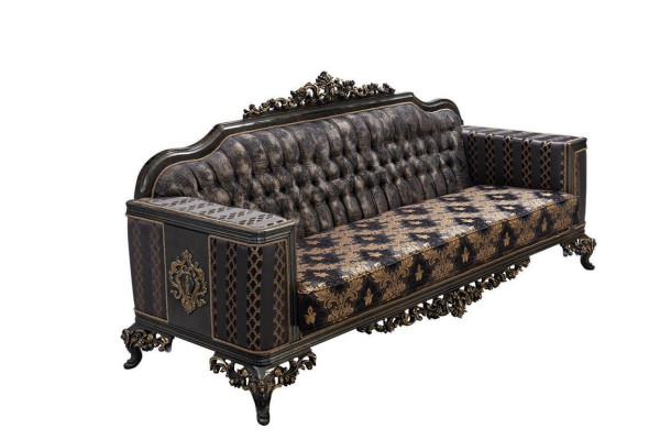 Chesterfield 3-zits Designerbank Luxe gestoffeerde banken van stof Nieuw