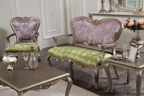 Barok Rococo Bank Sofa Kleurrijke Banken Bank Klassiek Meubels Chesterfield