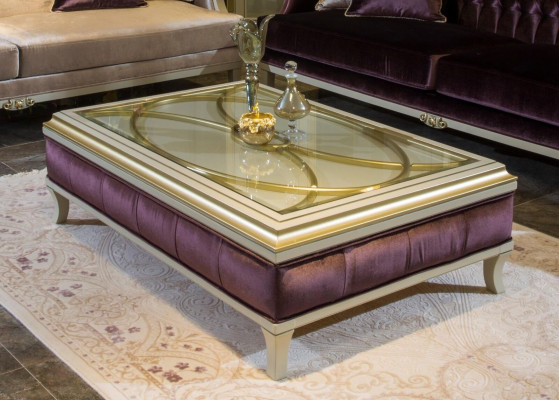 Houten salontafel koffietafel bijzettafel ontwerptafel luxe glastafel