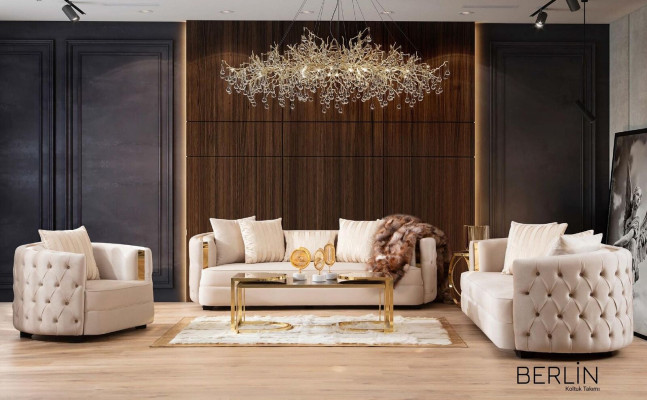 Woonkamer luxe fauteuil Moderne eenzitter Design Chesterfield 1-zits Italiaanse meubels
