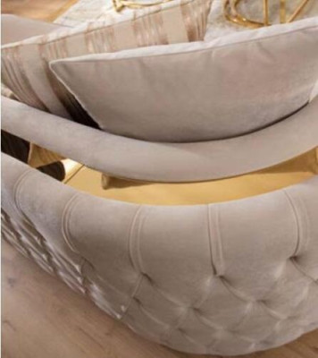 Woonkamer luxe fauteuil Moderne eenzitter Design Chesterfield 1-zits Italiaanse meubels