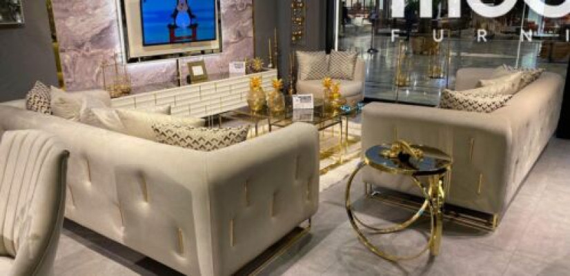 Fauteuil Zitplaats Zitter Ontwerp Woonkamer Bekleding Hout Bekleding Modern Luxe Beige.