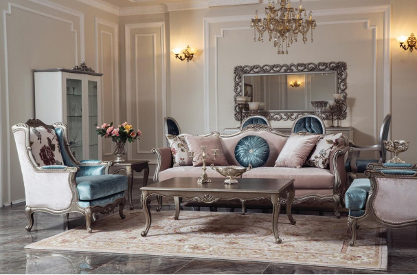 Fauteuil éénzitter luxe 1-zits gestoffeerde zitting textiel zitting stof klassiek.