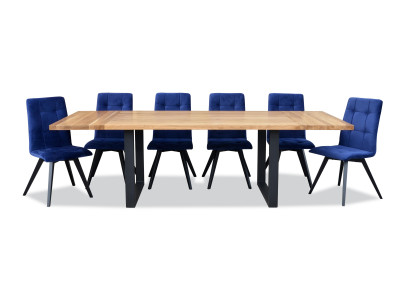Garnituur Compleet Set Eettafel 6 Stoelen Eetkamer Groep Houten Tafel Tafels 7-delig