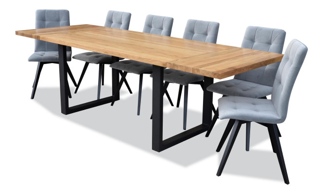 Eettafel 6x stoelen Klassieke set Eetkamer 7-delig Rechthoekige tafel Stoel