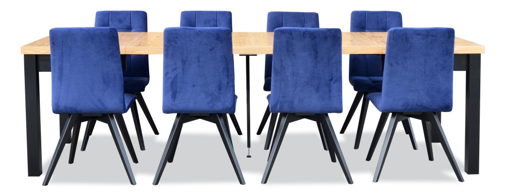 Leunstoelen Eettafel Tafel Hout Eetkamer Set 6x Stoel Set Stoelen 7-delige Set