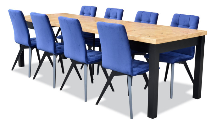 Eetkamer 6 stoelen 7-delig set armstoel garnituur rechthoekige eettafel stoel groep