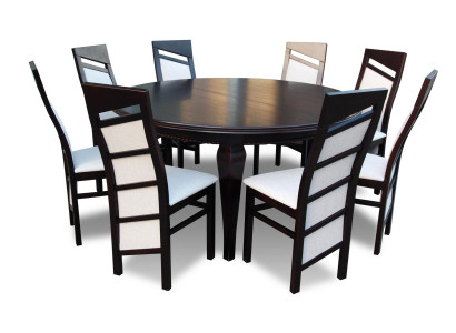Eettafel + 8 stoelen eetkamerset Eethoek Klassieke tafel 9-delig stoel tafels